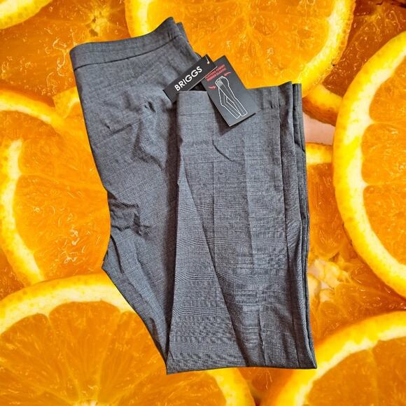 NWT Briggs Women's Slimming Solution Flatten Tummy Hidden Elastic‎ Pant Size 1X - Picture 1 of 5